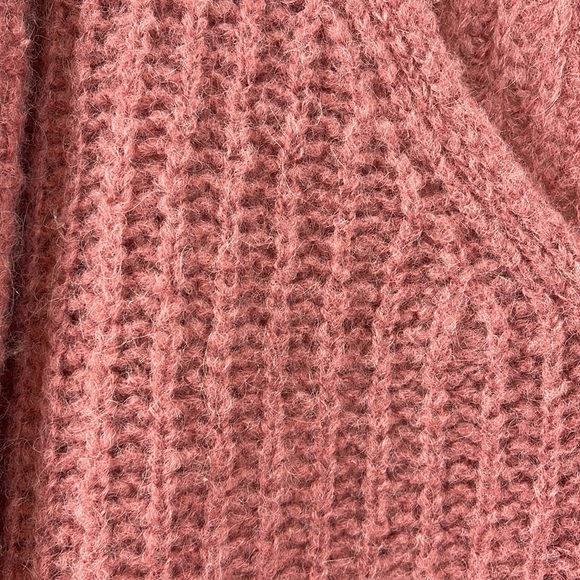 FRE PEOPLE MOON BEAN CROPPED ALPACA SWEATER - Picture 3 of 7